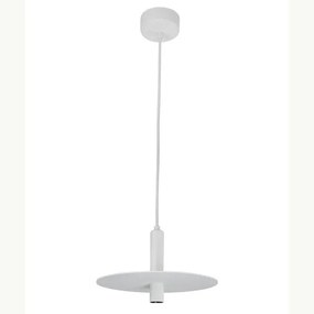 Pendul LED decorativ design modern Kurt alb
