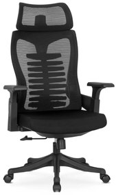 JAKS Scaun de birou Caret negru pivotant