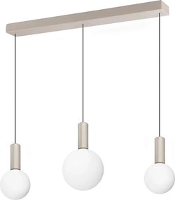 Ideal Lux - Lustră LED suspendată cu cablu ODEON LED/20W/230V CRI 90 bej/alb