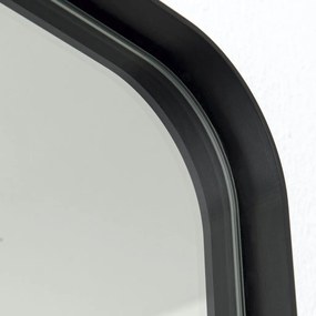 Oglinda decorativa design modern CARLO negru 61x90cm