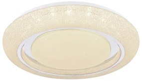 Plafonieră LED dimabilă Globo 483111-28SH RADA LED/28W/230V + telecomandă
