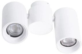 Spot modern directionabil aplicat tavan/plafon MAKALU 2 GU10 alb