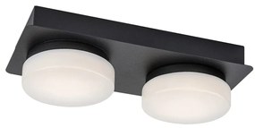 Plafoniera LED pentru baie design modern IP44 Attichus negru, alb