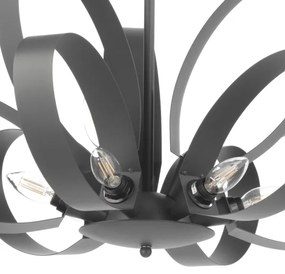 Lustră pe lanț ONLI SERENA 9xE14/6W/230V gri