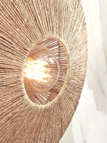 Aplica de perete eco din iuta Iguazu L disc 55cm, nat