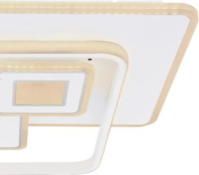 Globo 48441-50SH - plafonieră LED dimabilă RODERICK 50W/230V 50,3x50,3 cm + telecomandă