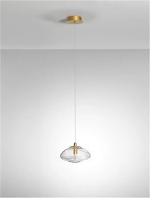 Pendul modern design decorativ KING auriu D-16cm