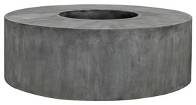 Ghiveci rotund cu scaune Jumbo, gri, dimensiuni multiple - ghivece ceramice mărimea: - v. 47.5 cm, ⌀ 140 cm