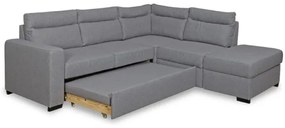 Coltar ext. Itaca otoman dreapta, Gri, 2340 x 2130 x 880 mm.