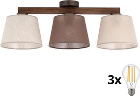 BRILAGI - LED Lustră aplicată LATTE SABIA 3xE27/15W/230V pin/mix