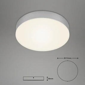 Plafonieră LED FLAME LED/16W/230V argintiu Briloner 7065-014