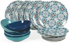 Set veselă din porțelan Villa d'Este Porto, 18 piese