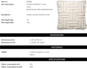 Perna design LUX Amphion L, Ivory