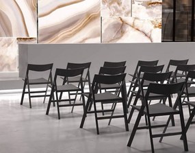 Set de 4 Scaune pliabile moderne de exterior / interior design premium QUARTZ FOLDING CHAIR 54197 Vondom