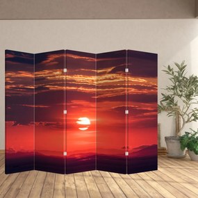 Paravan - Soarele colorat (210x170 cm)