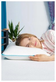 Pernă anatomică cu umplutură de spumă cu memorie 35x65 cm – Mila Home