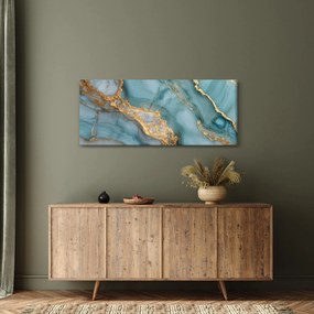 Tablou - Marmură turcoaz (120x50 cm)