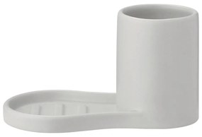 Suport pentru accesorii de spălat gri deschis din gresie Piro – Blomus