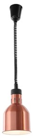Lampa de incalzire cilindrica, finisaj cupru ø175x(H)250