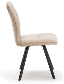 Scaune de dining bej 4 buc. Mery – Marckeric