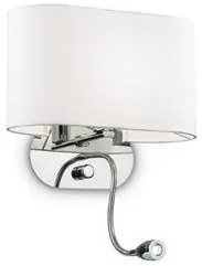 Aplica moderna 2 becuri E14+LED SHERATON 074900 IDEAL LUX