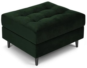Taburet din catifea Milo Casa Santo, verde