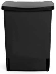Coș de gunoi negru încorporat din plastic 10 l – Brabantia
