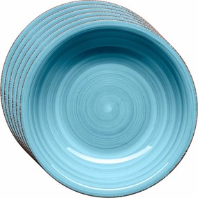 Set 6 farfurii adânci Mäser Bel Tempo 21.5 cm blue