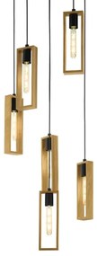 Eglo 44054 - Lustră suspendată pe cablu LITTLETON 6xE27/60W/230V
