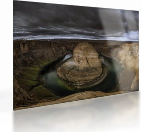 Tablou pe sticlă cu canion (70x50 cm)