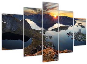 Tablou - Peisaj montan, Norvegia (150x105 cm)