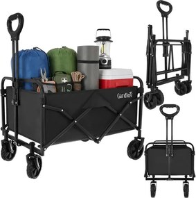 Cărucior de grădină pliabil 90 l - 70,5 x 47 x 46 cm