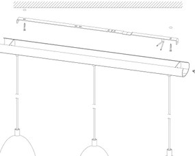 Eglo 49871 - Pendul SAFI 3xE27/60W
