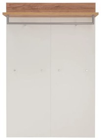 Panou de agățat diverse alb/în culoare naturală cu aspect de lemn de stejar Topix – Germania