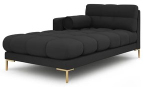 Șezlong gri închis (cu colț pe partea dreaptă) Bali – Cosmopolitan Design