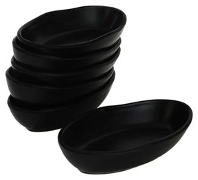 Boluri mici negru 6 buc. din ceramică – Hermia