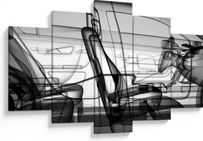 Tablou - 3D model mașina (150x105 cm)