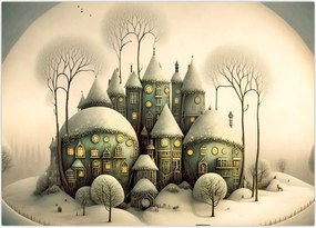 Tablou - Căsuțe de basm (70x50 cm)