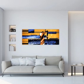 Tablou picturii abstracte (120x50 cm)