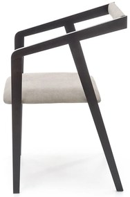Scaun de bucaterie Azul, gri/negru