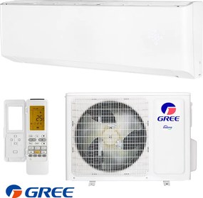 Aparat de aer conditionat cu invertor Gree Amber GWH24YE-S6DBA1, 24000 BTU, 43 m², A++/A+, Wi-Fi, R-32, Alb