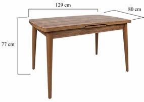 Masă extensibilă Inci Walnut