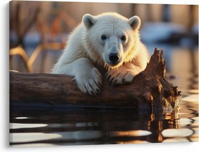 Tablou - Ursul polar (70x50 cm)