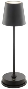 Brilliant - Lampă de masă LED ELORA, tactilă, reglabilă, reîncărcabilă, LED/2,5W/5V 2700K IP44 negru