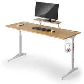 Masă PC Matts 140 (stejar + alb). 1109790