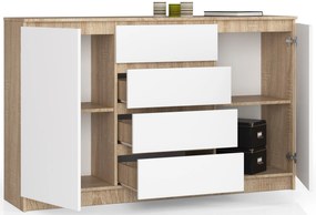 Comodă Koa (stejar sonoma + alb). 1068928