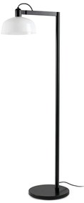 Lampadar de podea metal TATAWIN negru, alb