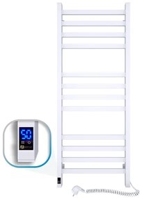 Radiator de baie tip scară cu termostat AVANGARD 459W/230V 120,6cm IP44, alb, dreapta