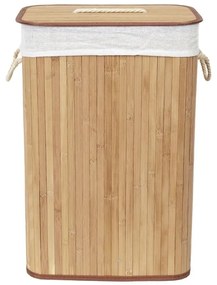 Compactor Coș pentru rufe murdare Bamboo dreptunghiular, natural