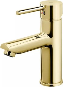 Baterie lavoar FDesign Flusso monocomanda auriu lucios